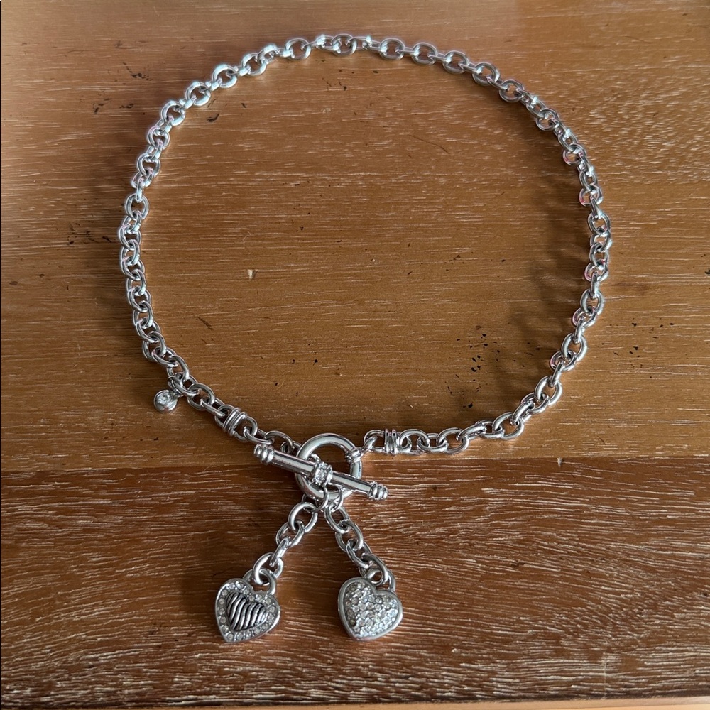 Silver Heart Charm Necklace